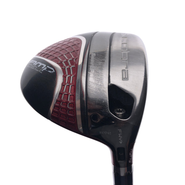 Used Cobra AMP Cell Red 3 Fairway Wood / 15 Degrees / Ladies Flex