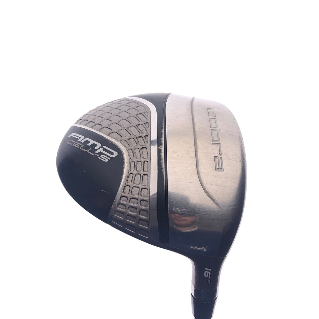 Used Cobra AMP Cell-S Black 3 Fairway Wood / 16 Degrees / Regular Flex