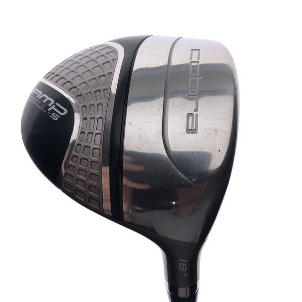 Used Cobra AMP Cell-S Black 5 Fairway Wood / 18 Degrees / Regular Flex