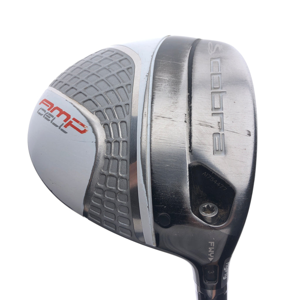 Used Cobra AMP Cell Silver 3 Fairway Wood / 15.0 Degrees / Regular Flex