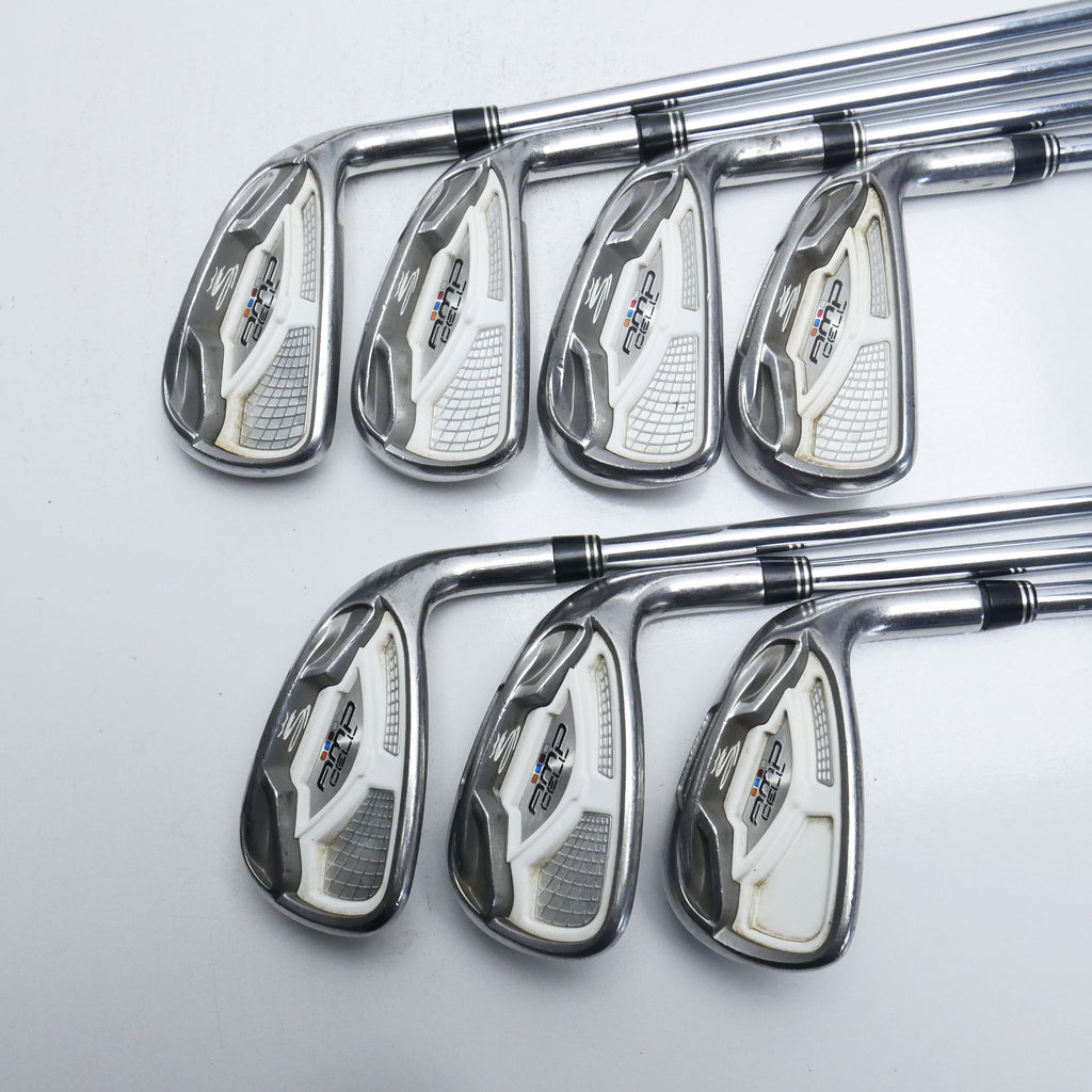 Used Cobra AMP Cell Silver Iron Set / 4 - PW / Regular Flex