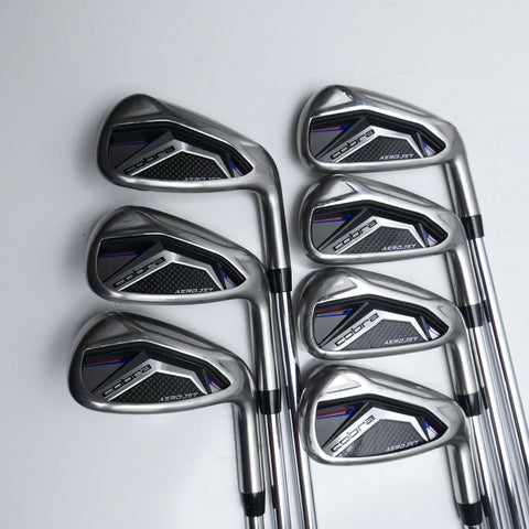 Used Cobra AeroJet Iron Set / 5 - PW + GW / Regular Flex