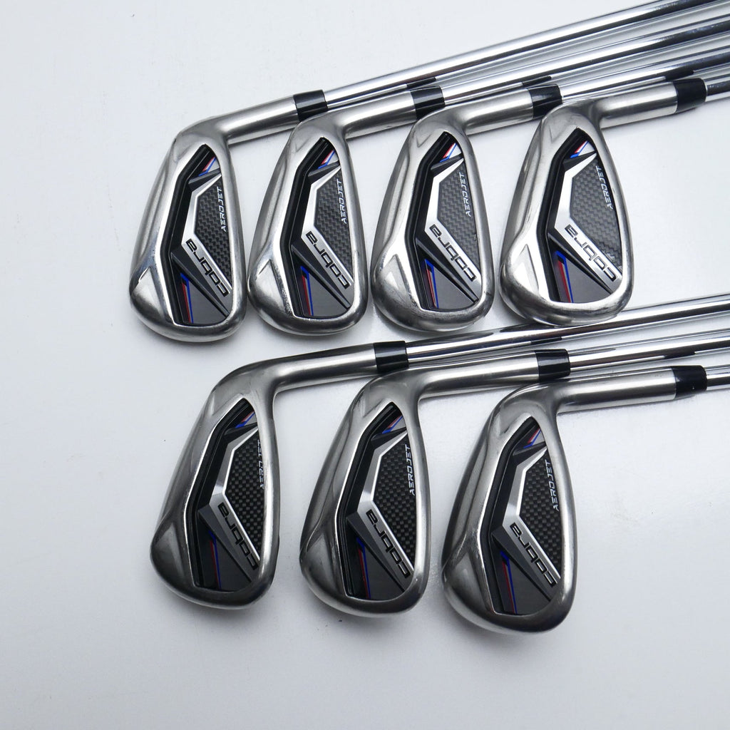 Used Cobra AeroJet Iron Set / 5 - PW + GW / Regular Flex