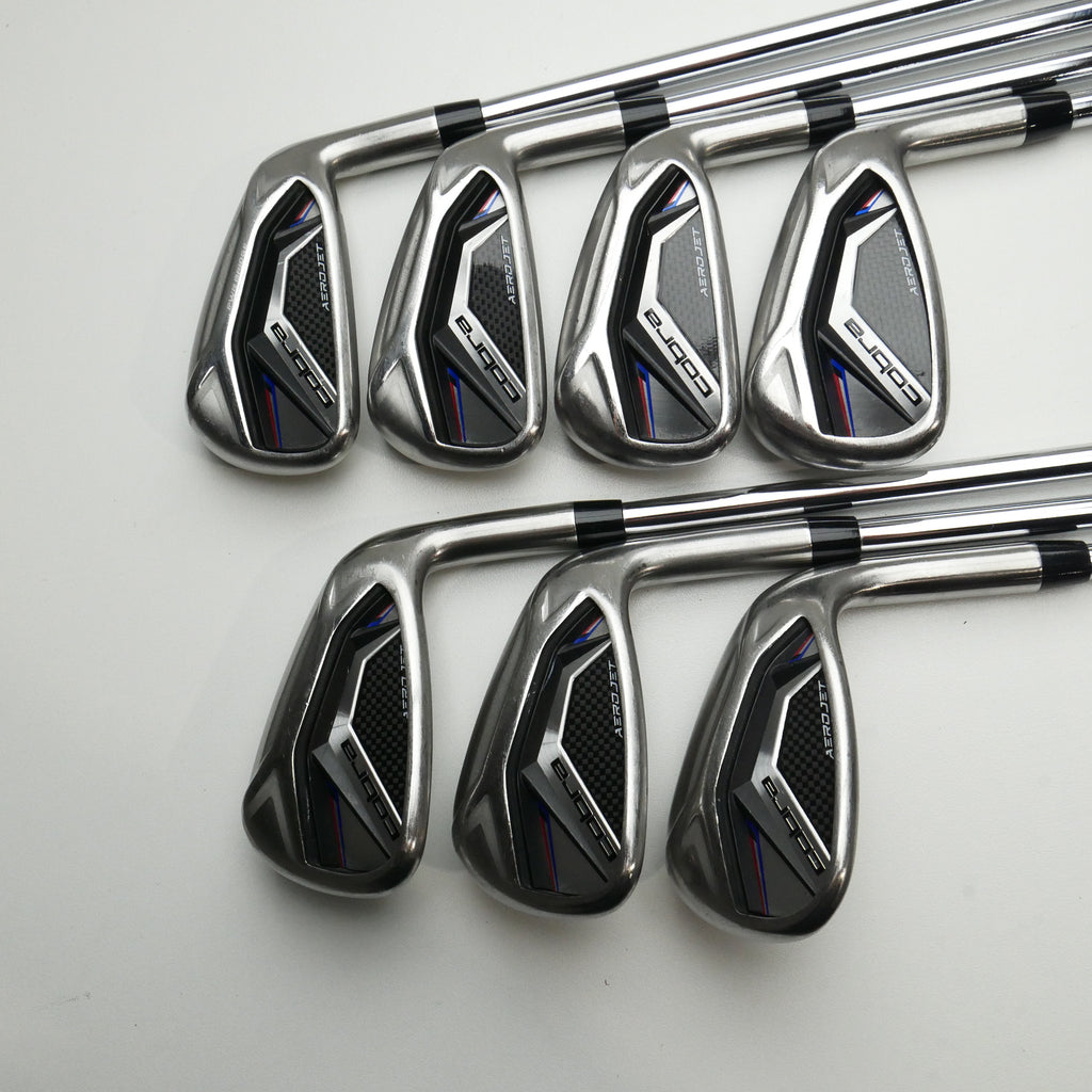 Used Cobra AeroJet Iron Set / 5 - SW / Regular Flex
