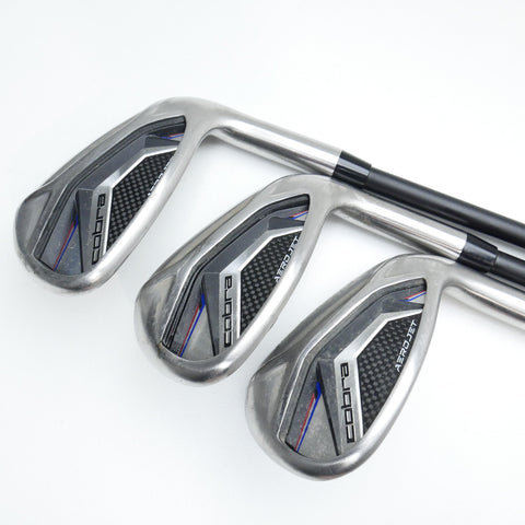 Used Cobra AeroJet Iron Set / 6 - SW + GW / Regular Flex