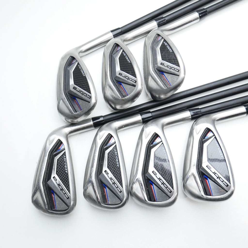 Used Cobra AeroJet Iron Set / 6 - SW + GW / Regular Flex