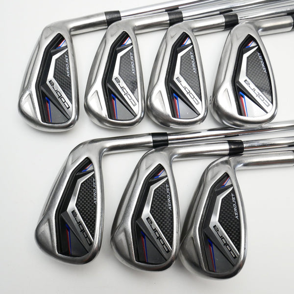 Used Cobra Aerojet Iron Set / 5 - SW / Regular Flex