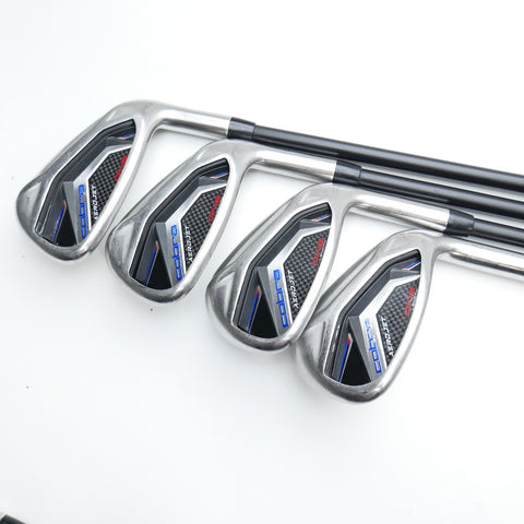 Used Cobra Aerojet One Length Iron Set / 4 - PW + GW / Stiff Flex