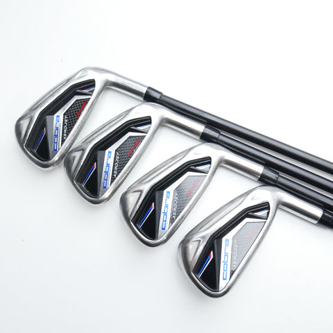 Used Cobra Aerojet One Length Iron Set / 4 - PW + GW / Stiff Flex