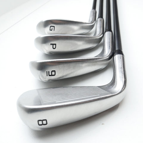 Used Cobra Aerojet One Length Iron Set / 4 - PW + GW / Stiff Flex