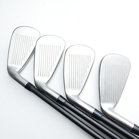 Used Cobra Aerojet One Length Iron Set / 4 - PW + GW / Stiff Flex