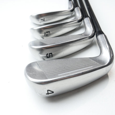 Used Cobra Aerojet One Length Iron Set / 4 - PW + GW / Stiff Flex
