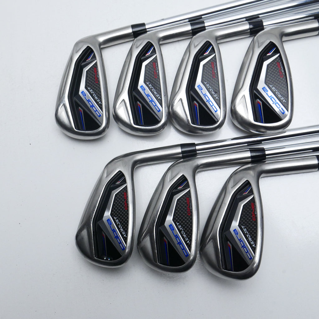 Used Cobra Aerojet One Length Iron Set / 5 - PW + GW / Regular Flex