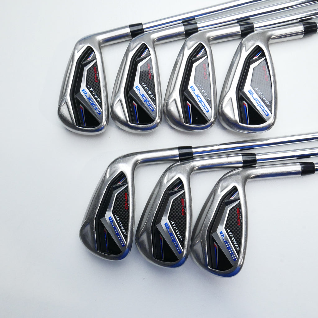 Used Cobra Aerojet One Length Iron Set / 5 - PW + GW / Regular Flex