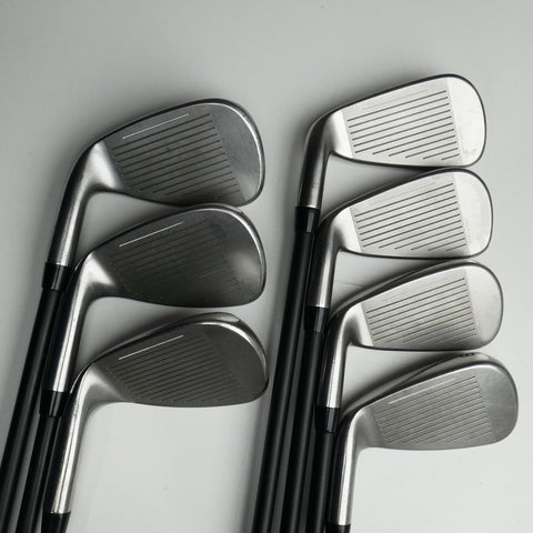 Used Cobra Aerojet One Length Iron Set / 5 - PW + GW / Stiff Flex