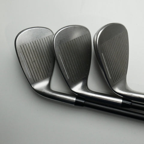 Used Cobra Aerojet One Length Iron Set / 5 - PW + GW / Stiff Flex