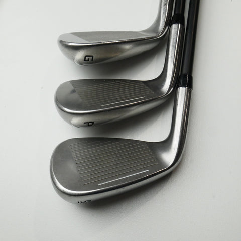Used Cobra Aerojet One Length Iron Set / 5 - PW + GW / Stiff Flex