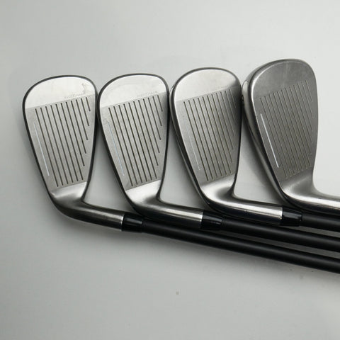 Used Cobra Aerojet One Length Iron Set / 5 - PW + GW / Stiff Flex