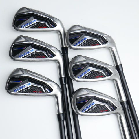 Used Cobra Aerojet One Length Iron Set / 5 - PW / Regular Flex