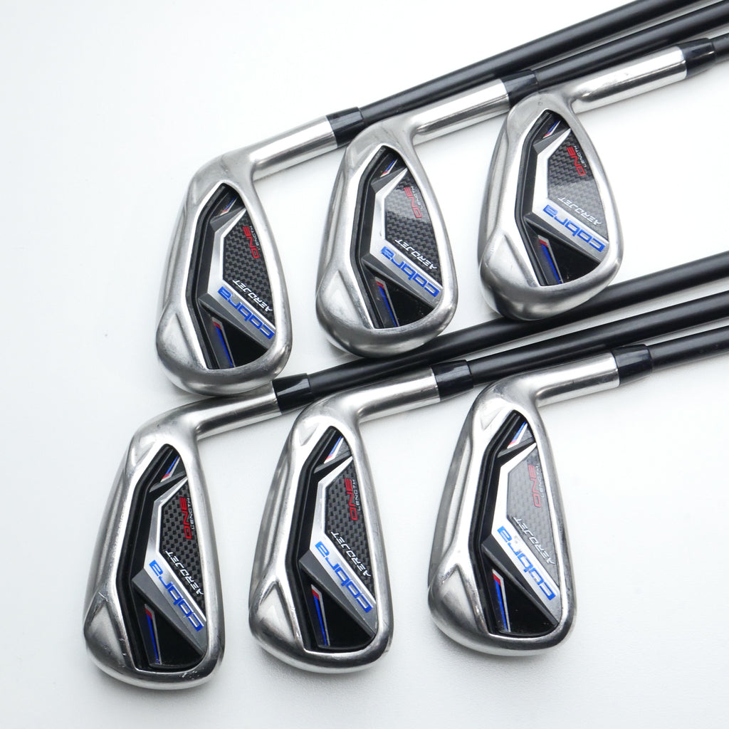 Used Cobra Aerojet One Length Iron Set / 5 - PW / Regular Flex