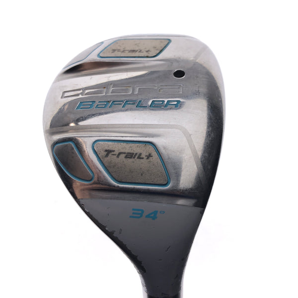 Used Cobra Baffler T-Rail + 7 Hybrid / 34 Degrees / Ladies Flex