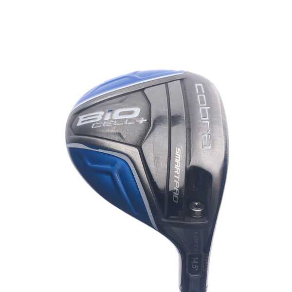 Used Cobra Bio Cell + Blue 3 Fairway Wood / 14.5 Degrees / Stiff Flex