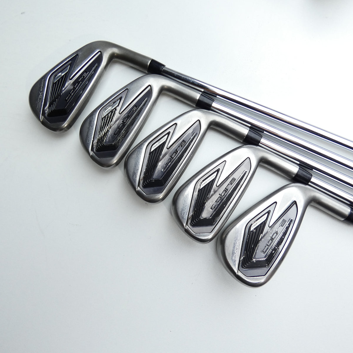 Used Cobra DARKSPEED Iron Set / 4 - SW + GW / Stiff Flex