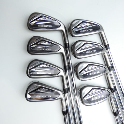 Used Cobra DS Adapt Iron Set / 4 - PW + GW / Stiff Flex