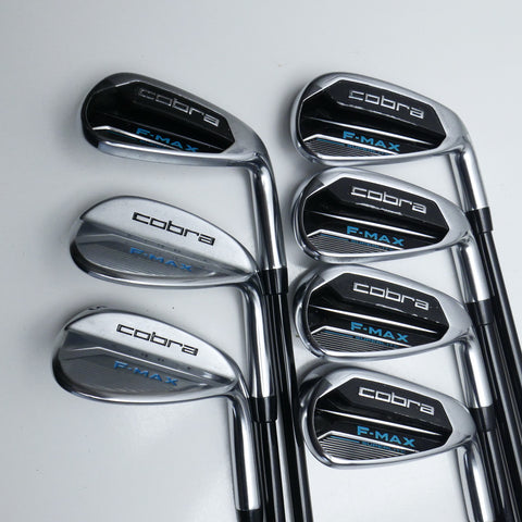 Used Cobra F-Max Superlite Iron Set / 6 - SW + GW / Ladies Flex