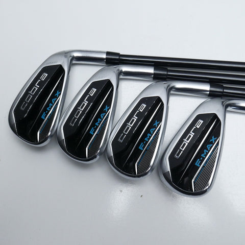 Used Cobra F-Max Superlite Iron Set / 6 - SW + GW / Ladies Flex