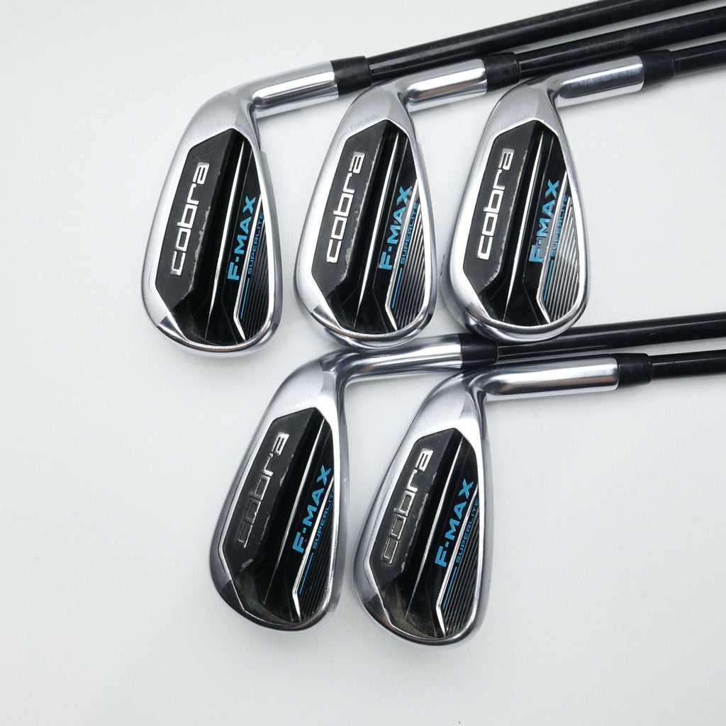 Used Cobra F-Max Superlite Womens Iron Set / 6 - PW / Ladies Flex