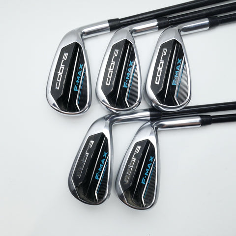 Used Cobra F-Max Superlite Womens Iron Set / 6 - PW / Ladies Flex