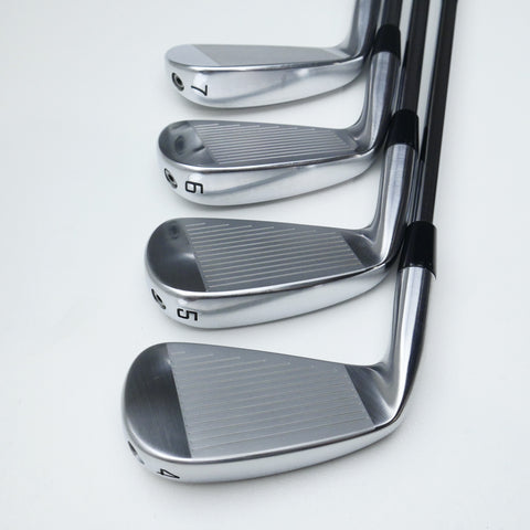 Used Cobra Forged Tec One Length 2023 Iron Set / 4 - PW / Stiff Flex
