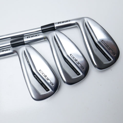 Used Cobra Forged Tec X Iron Set / 5 - PW / Stiff Flex / Left-Handed