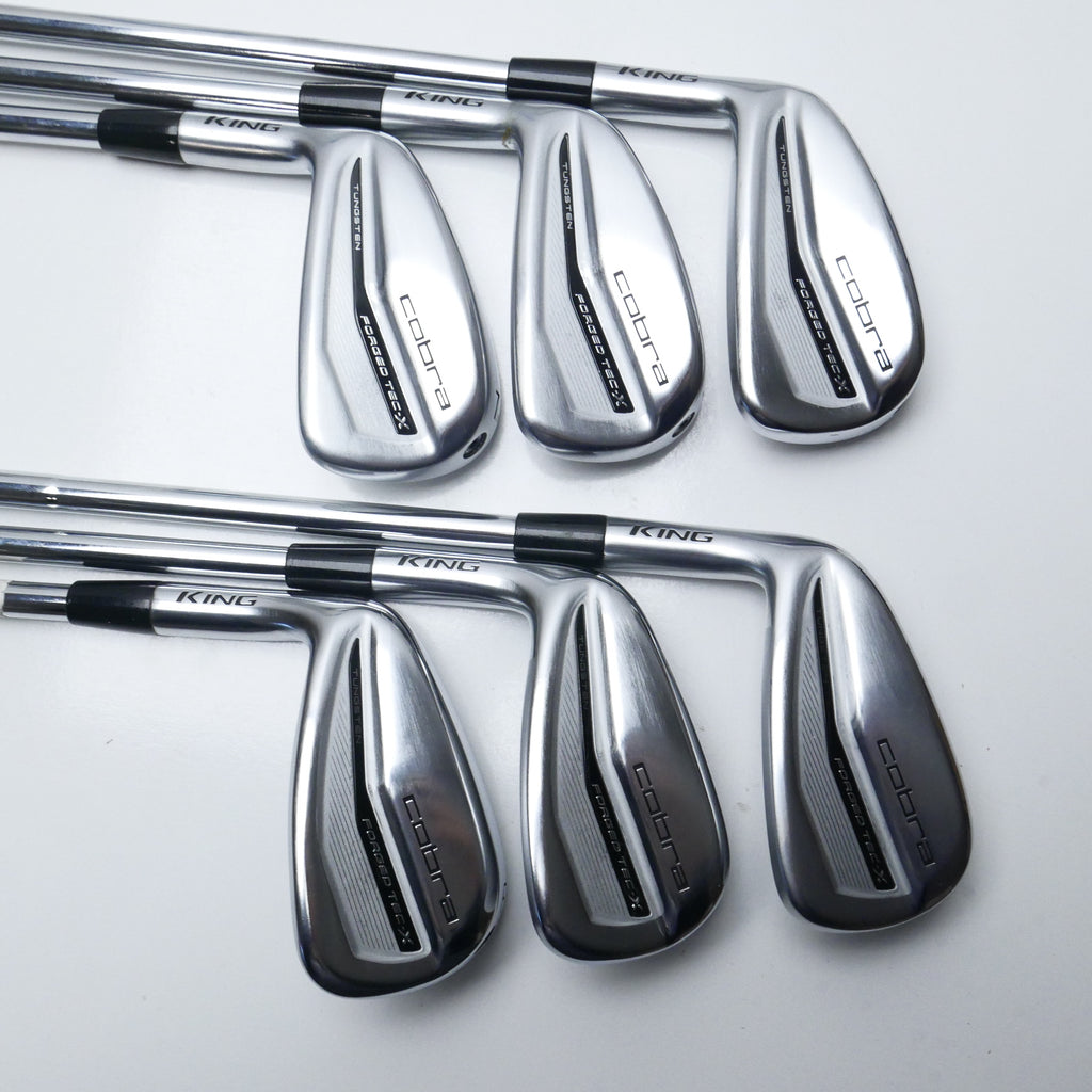 Used Cobra Forged Tec X Iron Set / 5 - PW / Stiff Flex / Left-Handed