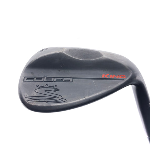 Used Cobra KING Black Lob Wedge / 58.0 Degrees / Stiff Flex