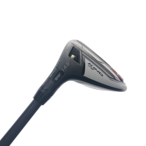Used Cobra KING F9 Speedback 3 Wood / 14.5 Degrees / Stiff Flex / Left-Handed