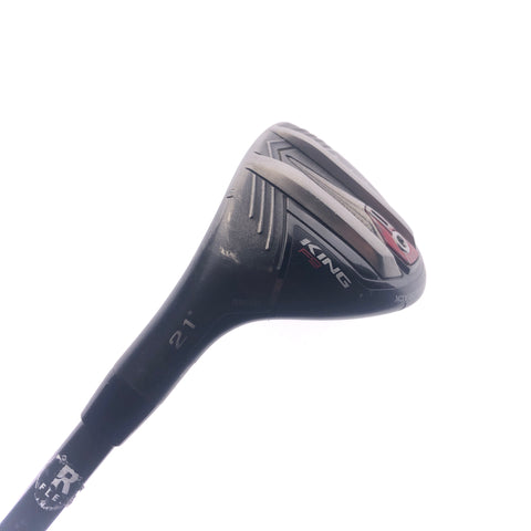 Used Cobra KING F9 Speedback 4 Hybrid / 21 Degrees / Regular Flex / Left-Handed