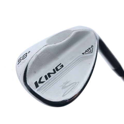 Used Cobra KING MIM Lob Wedge / 58.0 Degrees / Stiff Flex