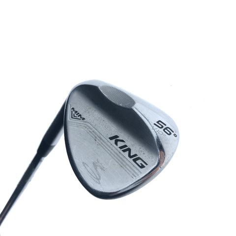 Used Cobra KING MIM Sand Wedge / 56.0 Degrees / Stiff Flex / Left-Handed