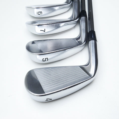 Used Cobra King CB Iron Set / 4 - PW / Stiff Flex