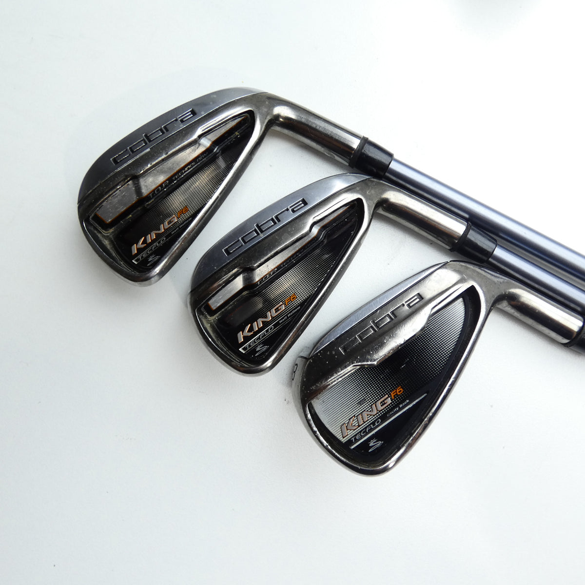 Used Cobra King F6 Iron Set / 6 - PW / Regular Flex