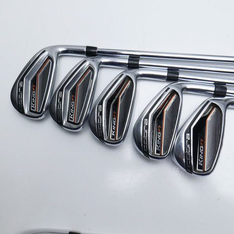 Used Cobra King F7 Iron Set / 4 - SW + GW / Regular Flex