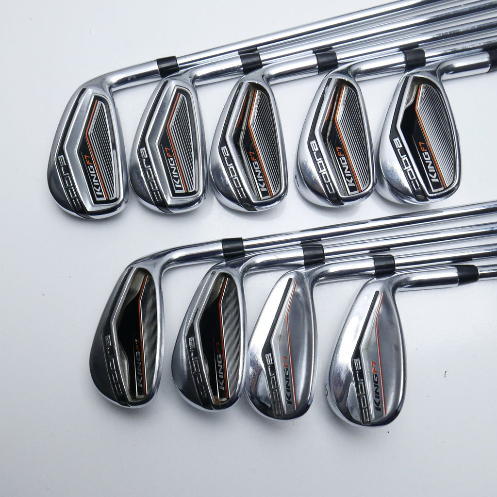 Used Cobra King F7 Iron Set / 4 - SW + GW / Regular Flex