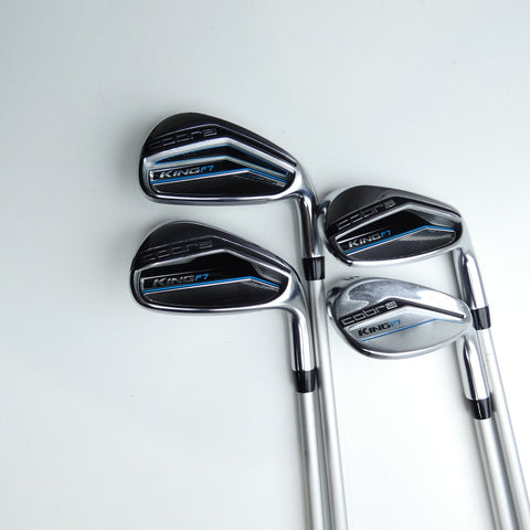 Used Cobra King F7 Iron Set / 6, 8, PW, SW / Ladies Flex