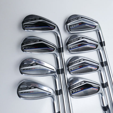 Used Cobra King F7 One Length Iron Set / 5 - SW + GW / Regular Flex