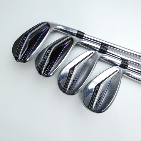 Used Cobra King F7 One Length Iron Set / 5 - SW + GW / Regular Flex