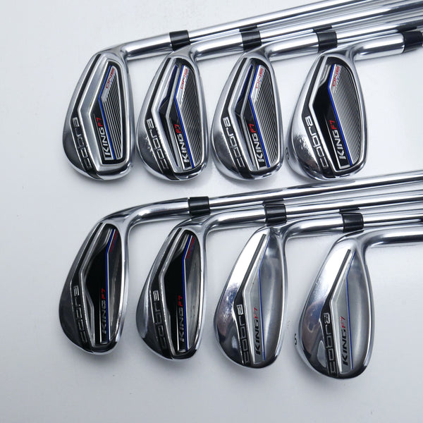Used Cobra King F7 One Length Iron Set / 5 - SW + GW / Regular Flex