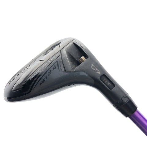 Used Cobra King F8+ 3 - 4 Fairway Wood / 14.5 Degrees / X-Stiff Flex