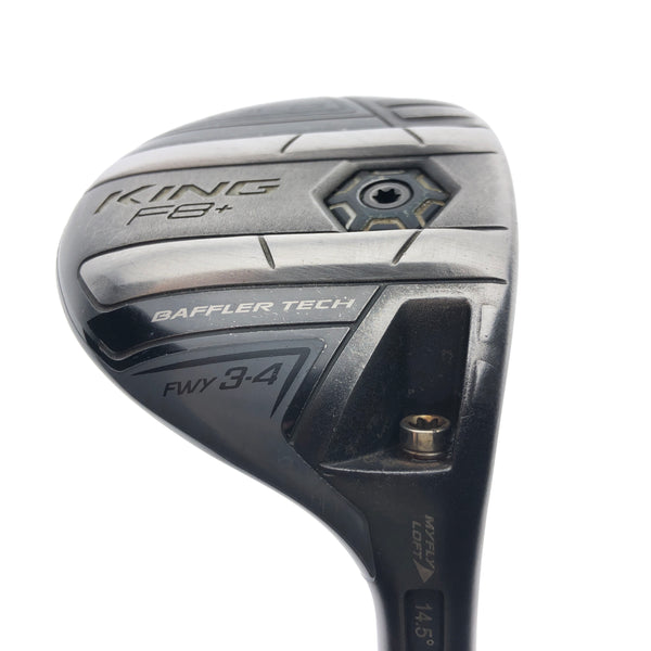 Used Cobra King F8+ 3 - 4 Fairway Wood / 14.5 Degrees / X-Stiff Flex